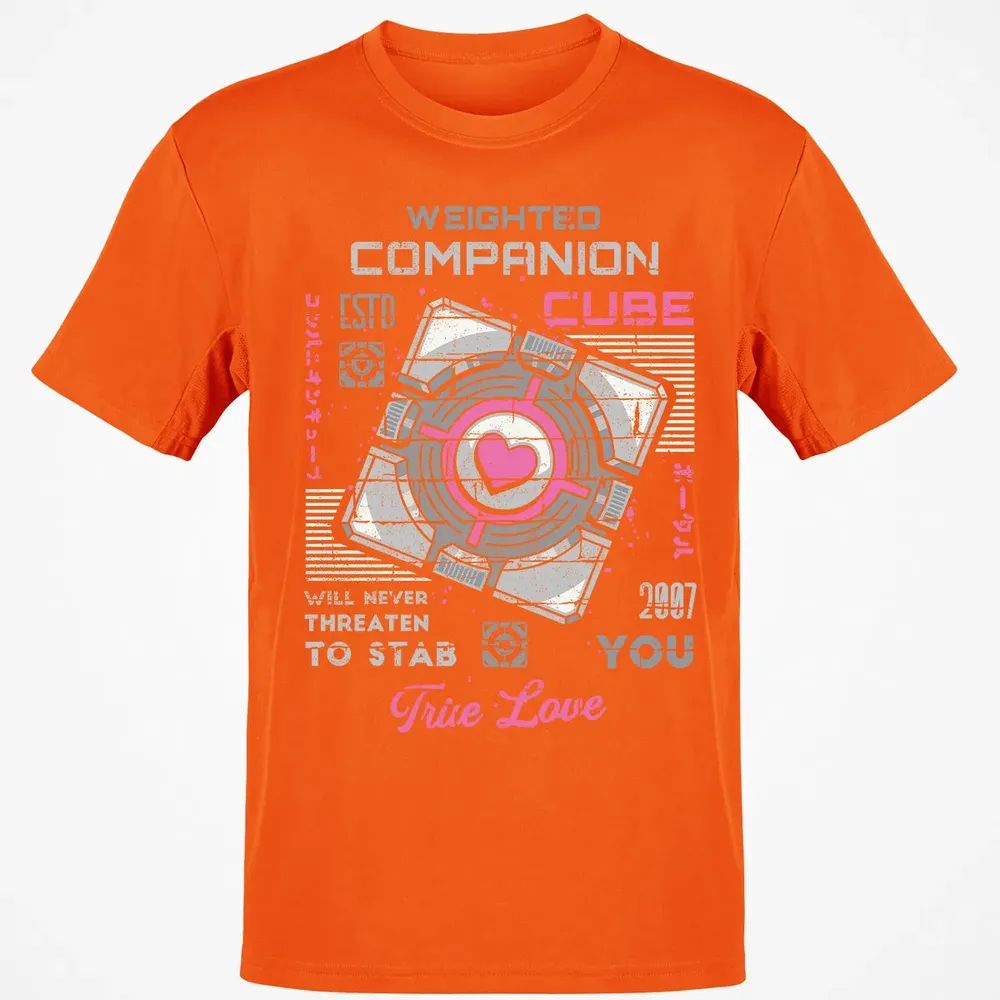 Weighted Companion Cube Classic Unisex T-Shirt - 9
