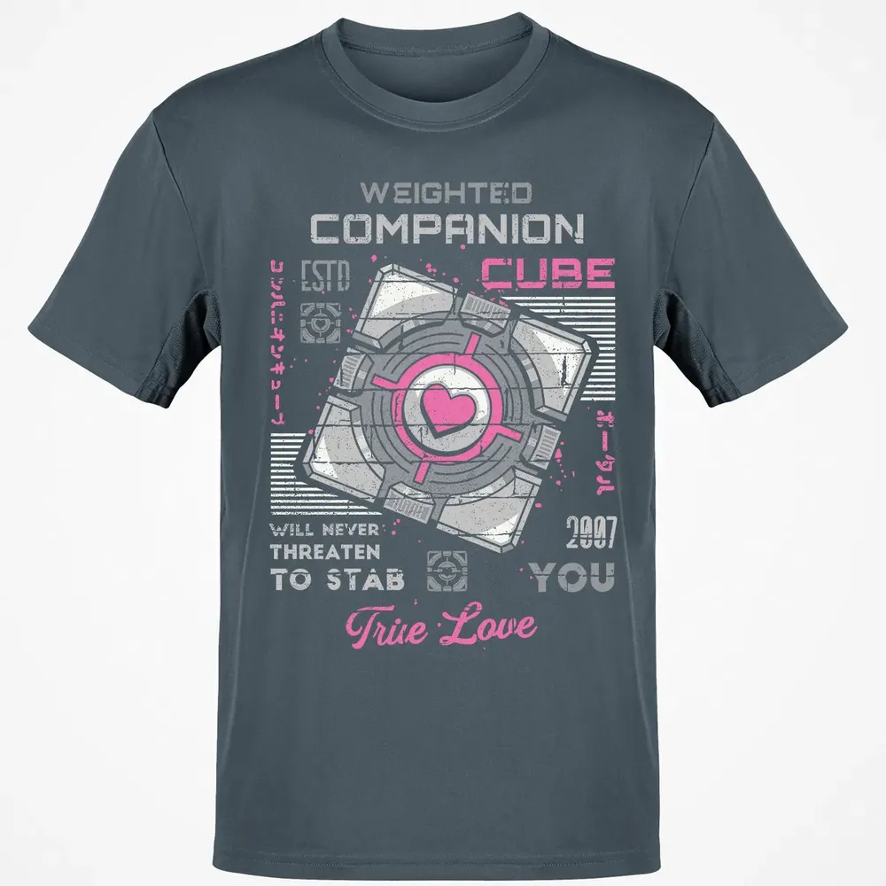 Weighted Companion Cube Classic Unisex T-Shirt - 4