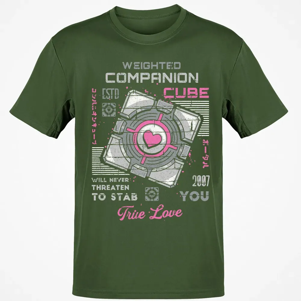 Weighted Companion Cube Classic Unisex T-Shirt - 7