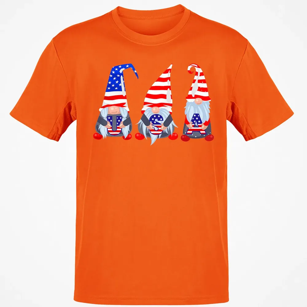 4th Of July 2020 Gnomes  Funny American USA Patriotic Classic Unisex T-Shirt - 9
