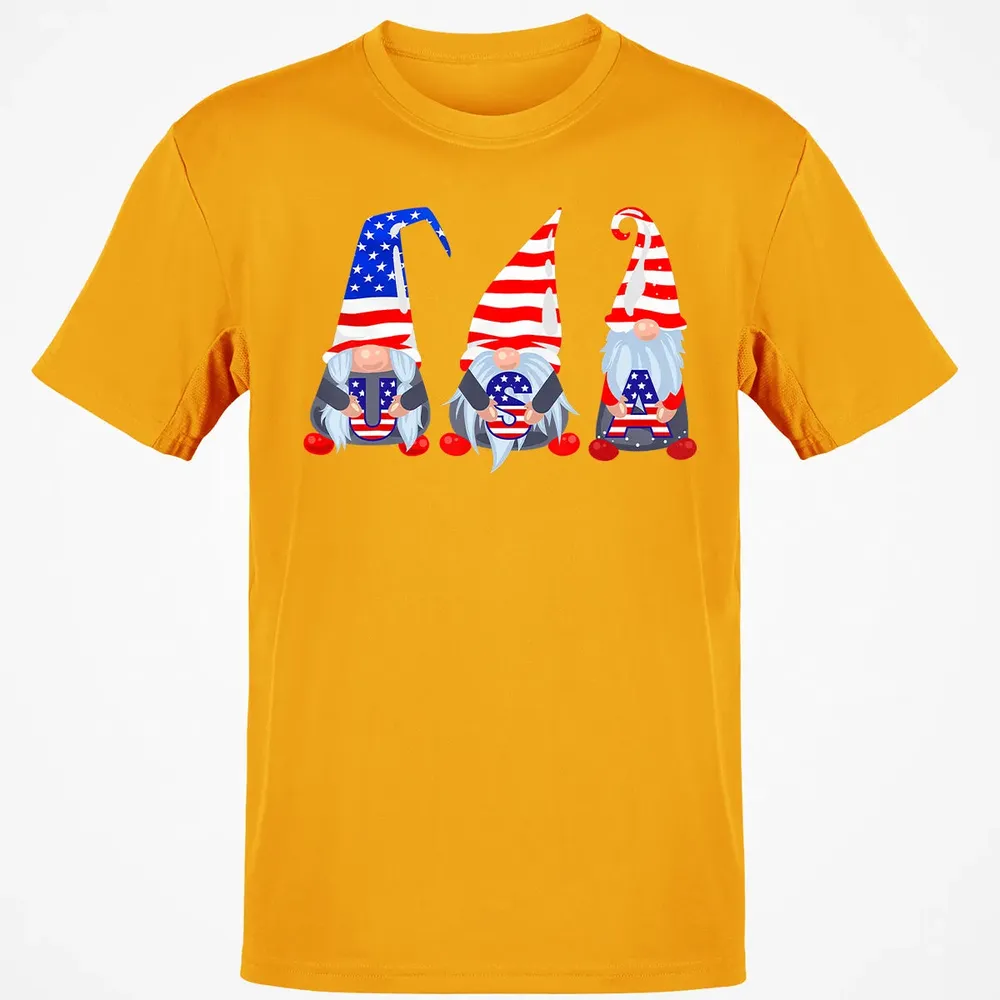 4th Of July 2020 Gnomes  Funny American USA Patriotic Classic Unisex T-Shirt - 5