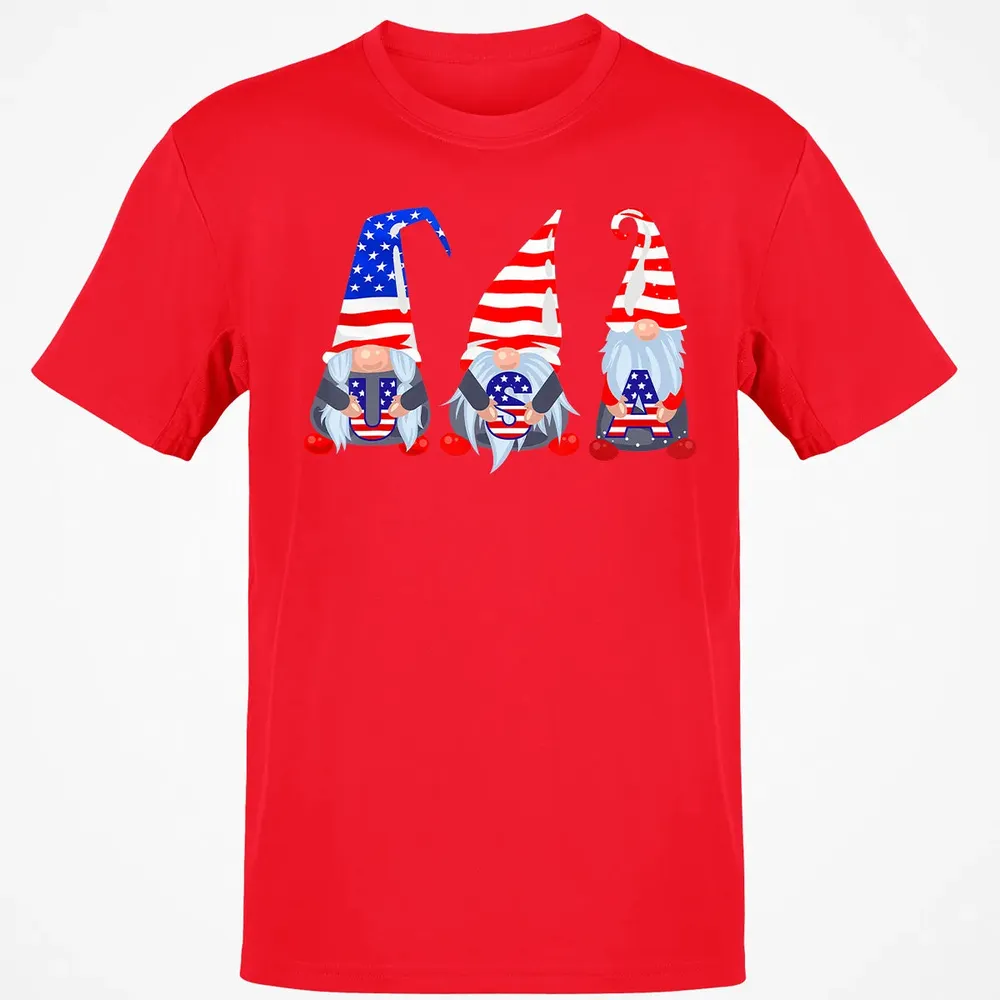 4th Of July 2020 Gnomes  Funny American USA Patriotic Classic Unisex T-Shirt - 11