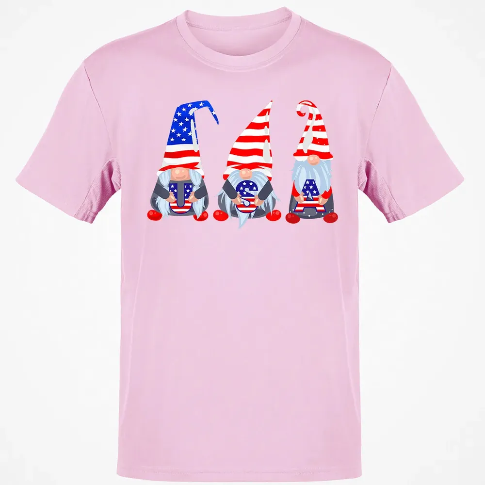 4th Of July 2020 Gnomes  Funny American USA Patriotic Classic Unisex T-Shirt - 6