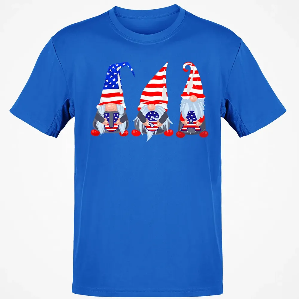 4th Of July 2020 Gnomes  Funny American USA Patriotic Classic Unisex T-Shirt - 12