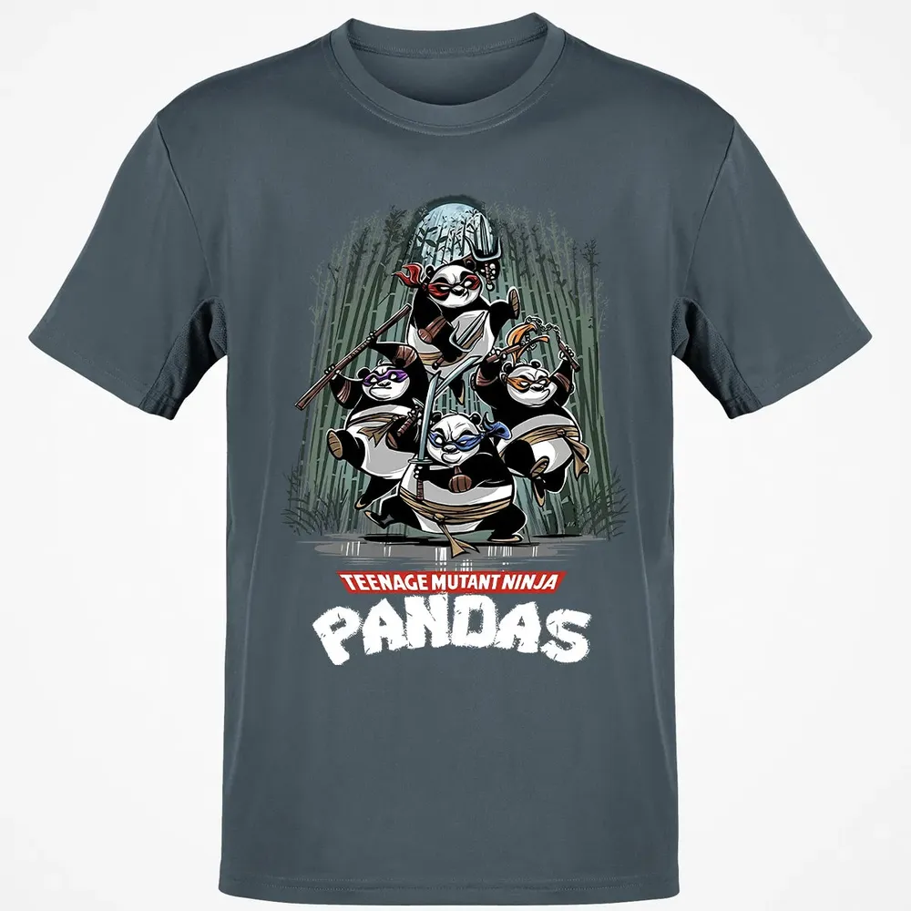nage Mutant Ninja Pandas Classic Unisex T-Shirt - 4
