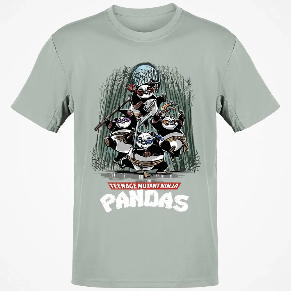 nage Mutant Ninja Pandas Classic Unisex T-Shirt - 3