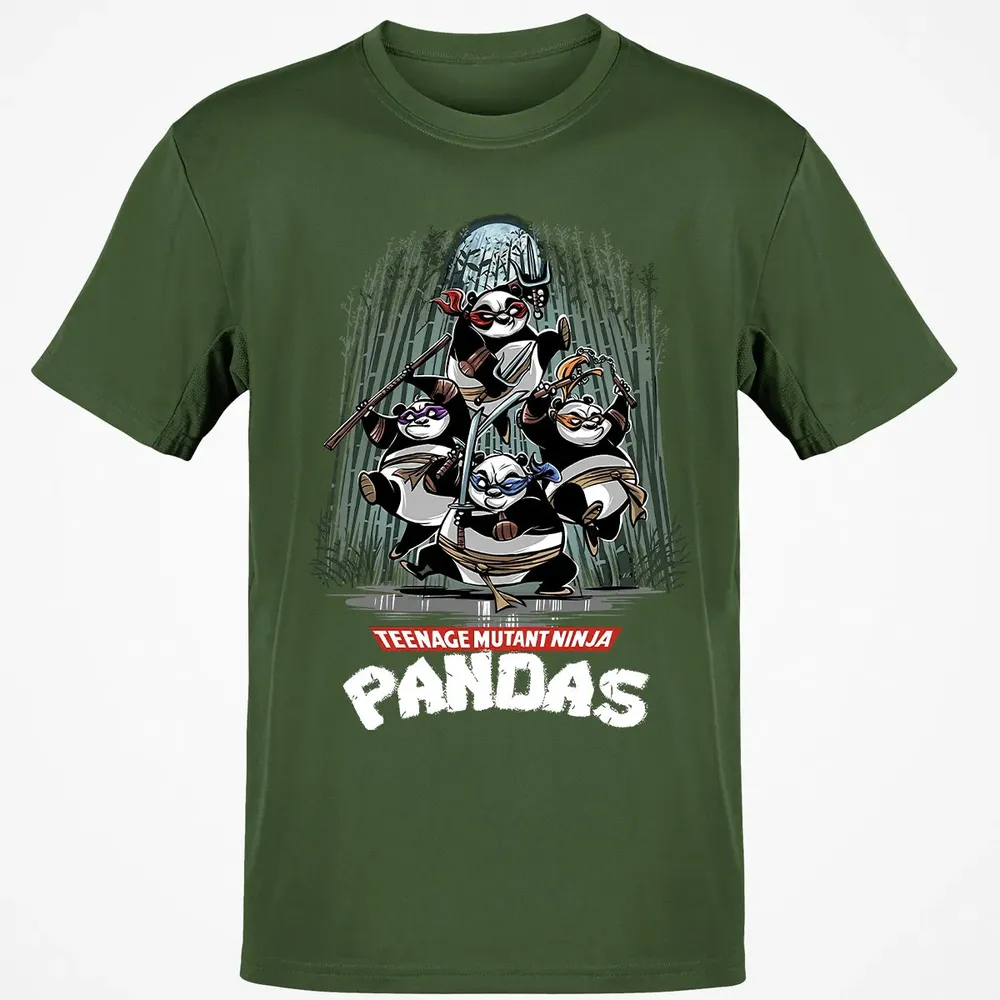nage Mutant Ninja Pandas Classic Unisex T-Shirt - 7