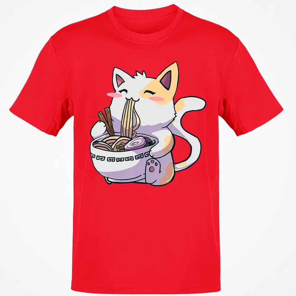 Ramen  Cat T Kawaii Anime  Japanese Gift Classic Unisex T-Shirt - 11