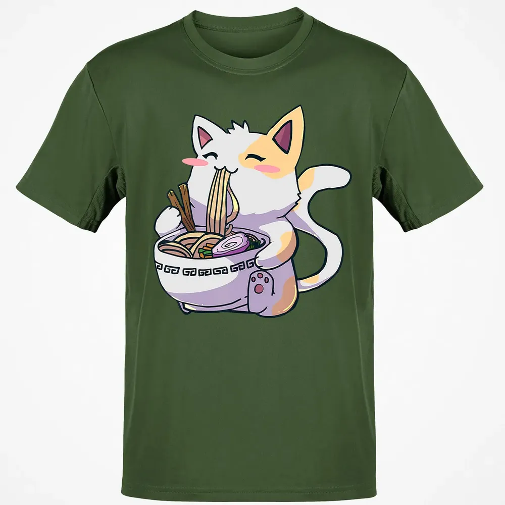 Ramen  Cat T Kawaii Anime  Japanese Gift Classic Unisex T-Shirt - 7
