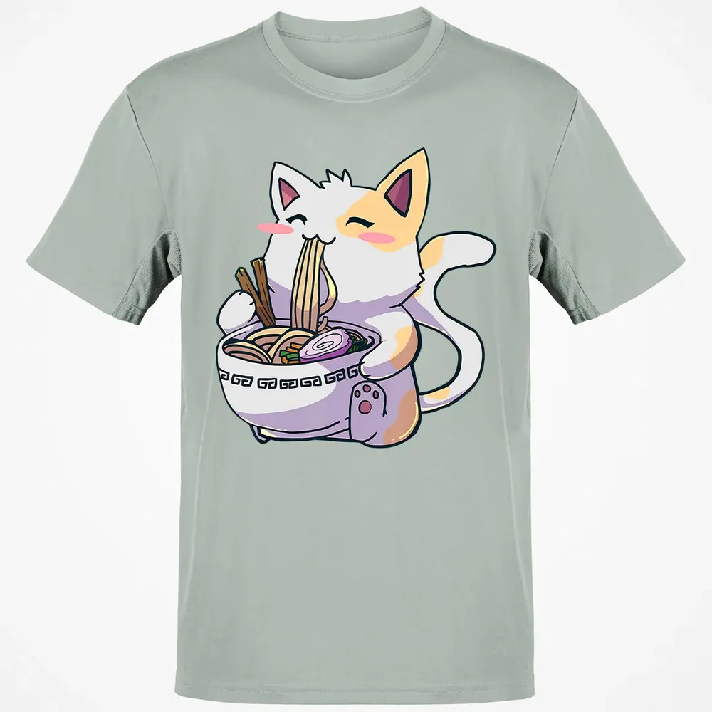 Ramen  Cat T Kawaii Anime  Japanese Gift Classic Unisex T-Shirt - 3