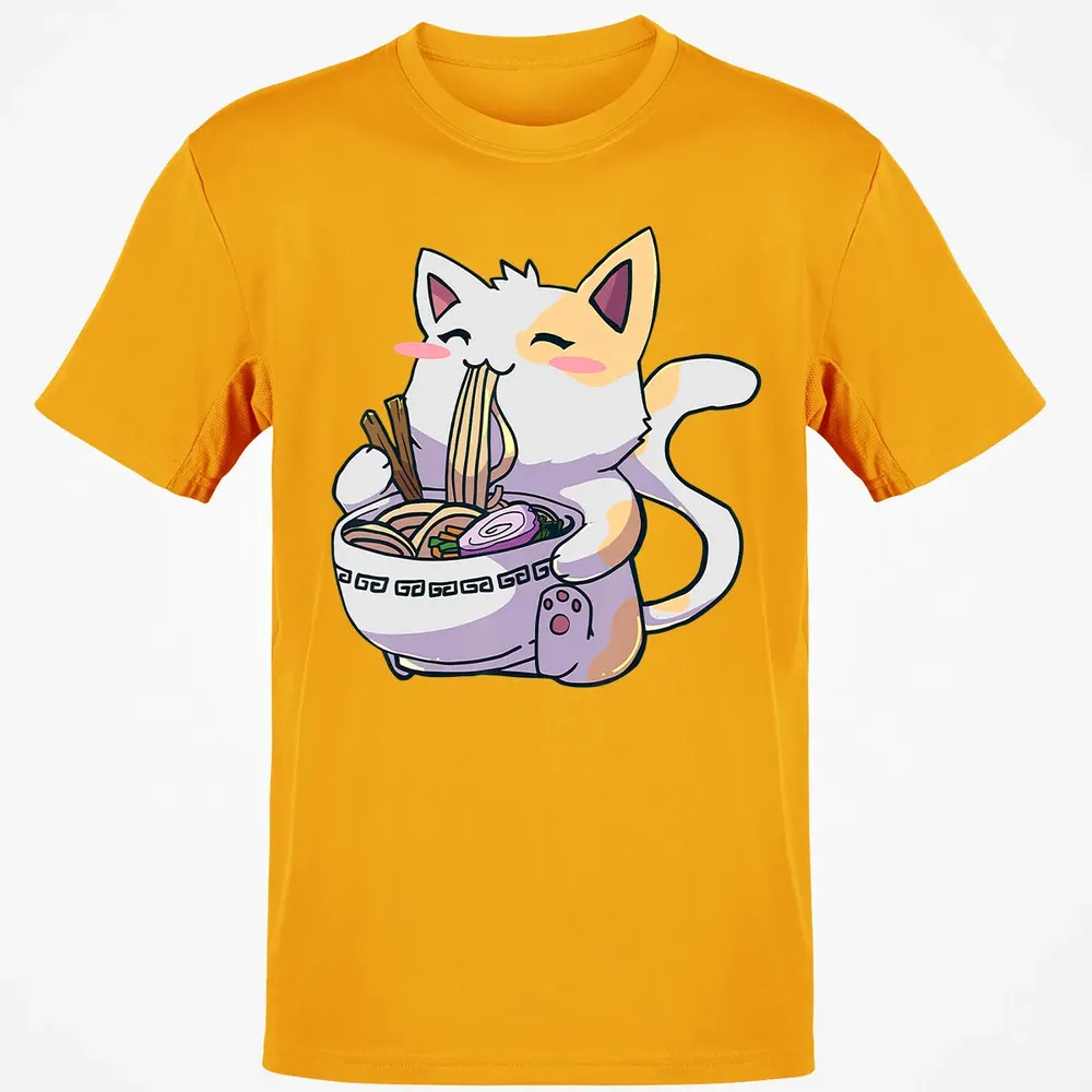 Ramen  Cat T Kawaii Anime  Japanese Gift Classic Unisex T-Shirt - 5