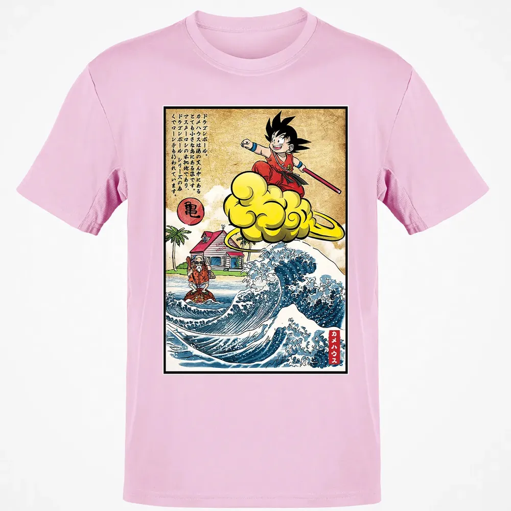 Pink house on small island Classic Unisex T-Shirt - 6