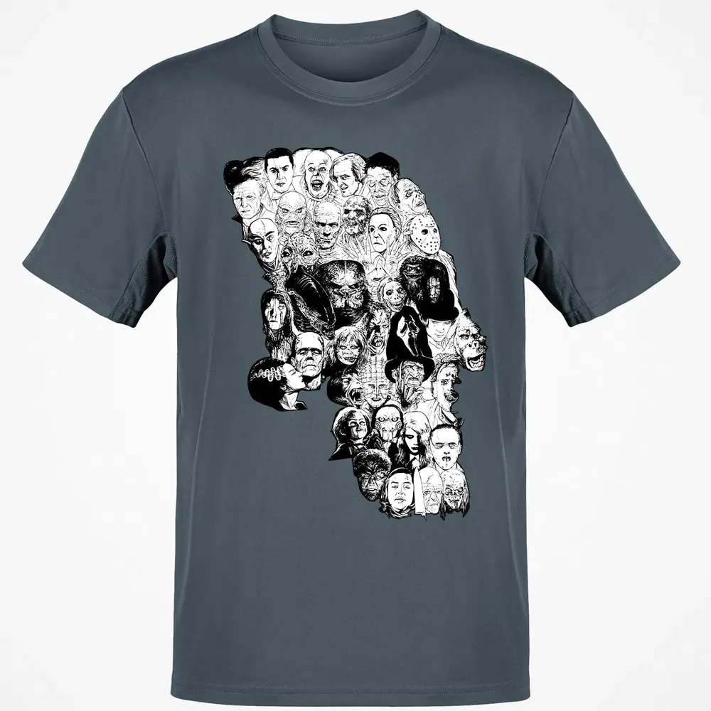 Horror Skull Classic Unisex T-Shirt - 4