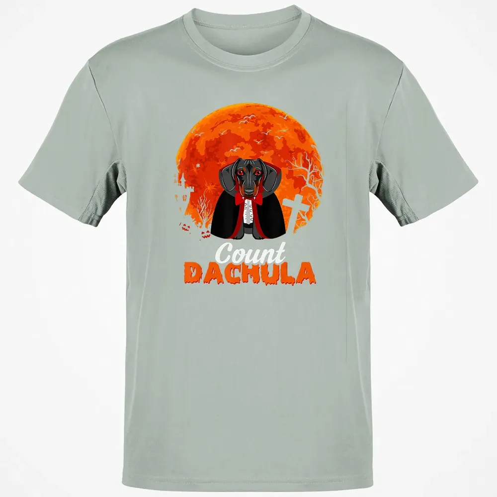 Count Dachula   Dachshund Halloween Gift For Men Women Classic Unisex T-Shirt - 3