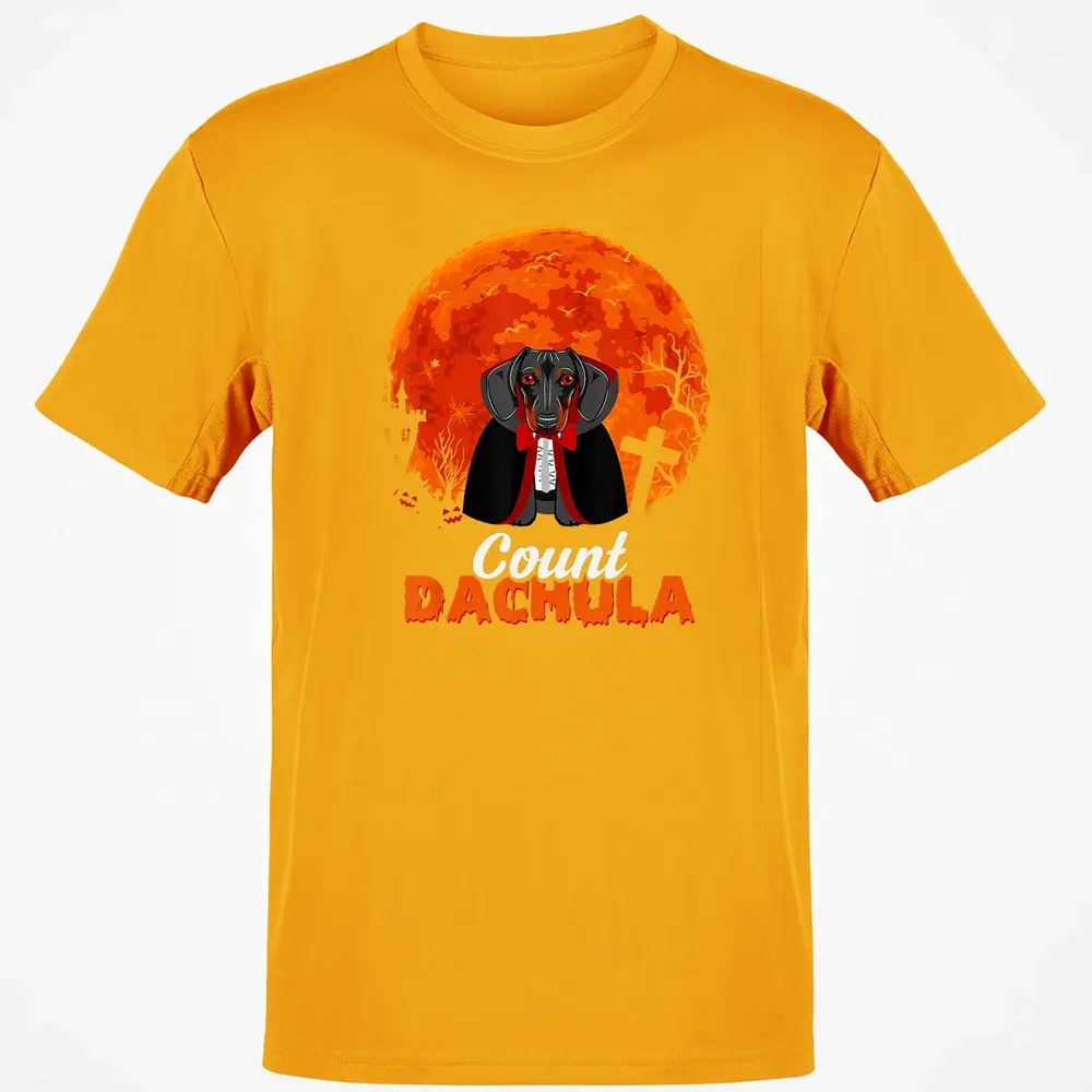 Count Dachula   Dachshund Halloween Gift For Men Women Classic Unisex T-Shirt - 5