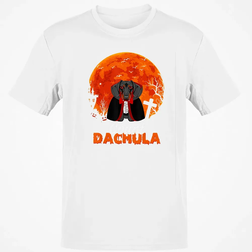 Count Dachula   Dachshund Halloween Gift For Men Women Classic Unisex T-Shirt - 13