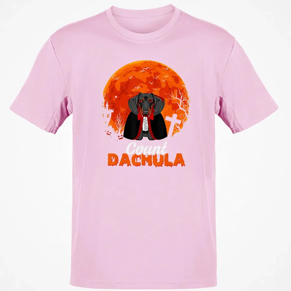 Count Dachula   Dachshund Halloween Gift For Men Women Classic Unisex T-Shirt - 6