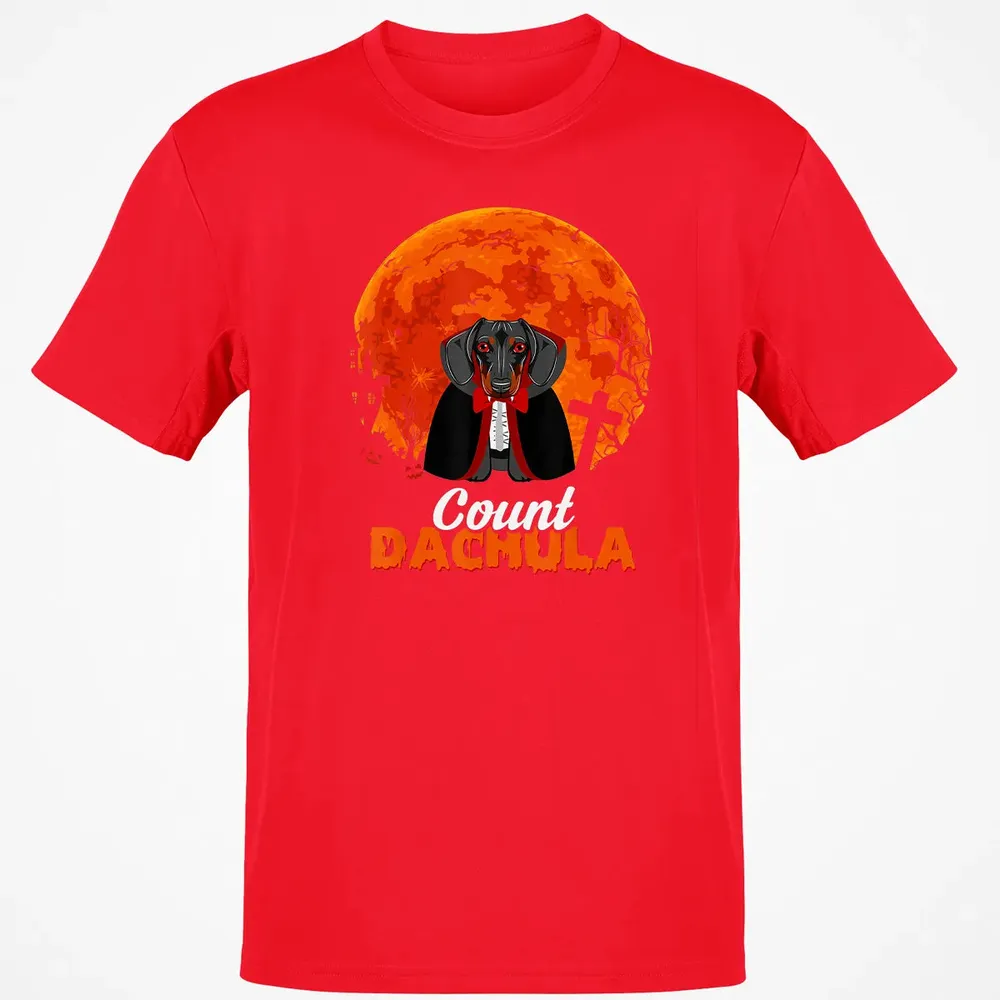 Count Dachula   Dachshund Halloween Gift For Men Women Classic Unisex T-Shirt - 11