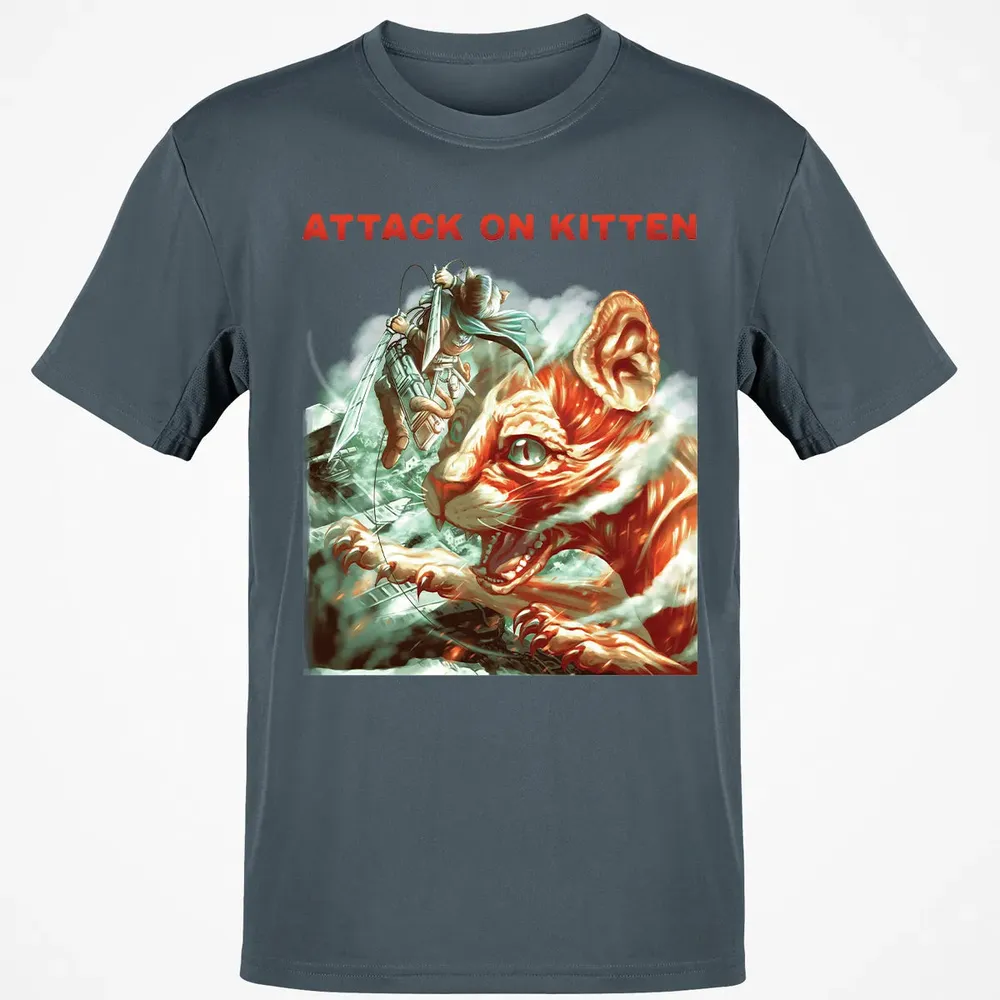 Attatck On Kitten Classic Unisex T-Shirt - 4
