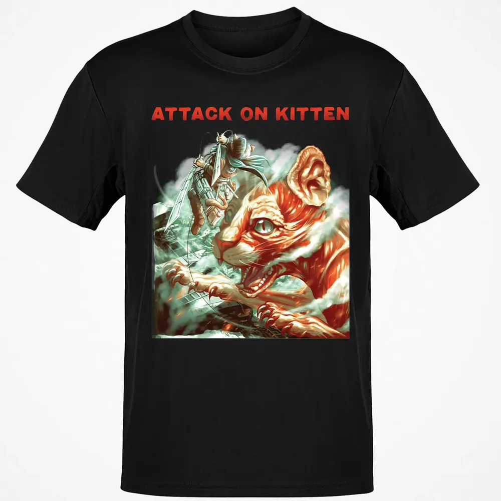 Attatck On Kitten Classic Unisex T-Shirt - 2