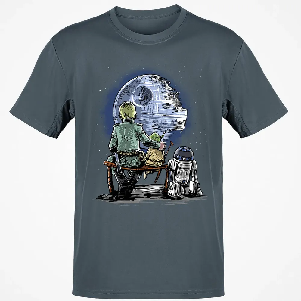Master and Apprentice Gazing at the â€œMoonâ€ Classic Unisex T-Shirt - 4