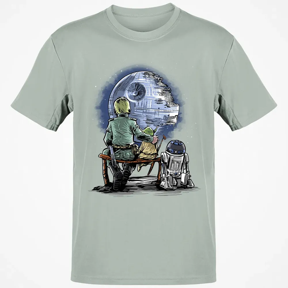 Master and Apprentice Gazing at the â€œMoonâ€ Classic Unisex T-Shirt - 3