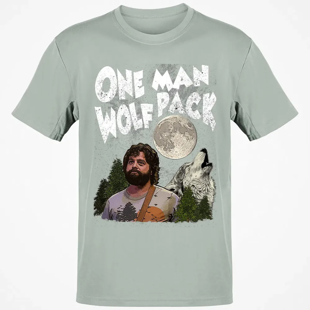 One Man Wolf Pack Classic Unisex T-Shirt - 3