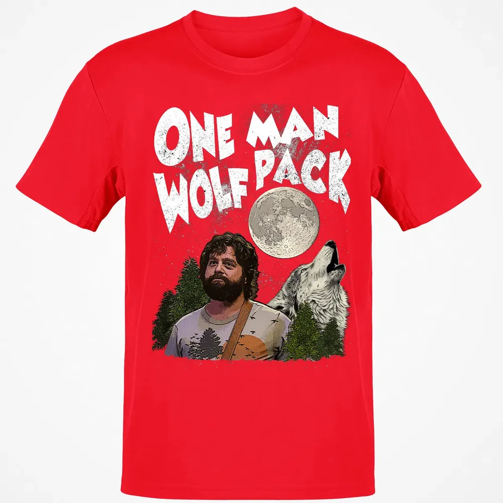 One Man Wolf Pack Classic Unisex T-Shirt - 11