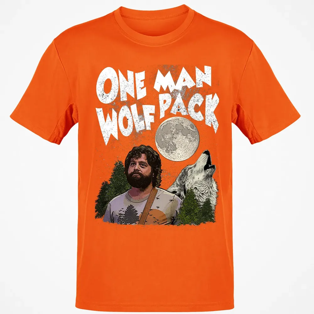 One Man Wolf Pack Classic Unisex T-Shirt - 9