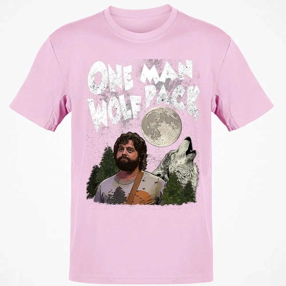One Man Wolf Pack Classic Unisex T-Shirt - 6