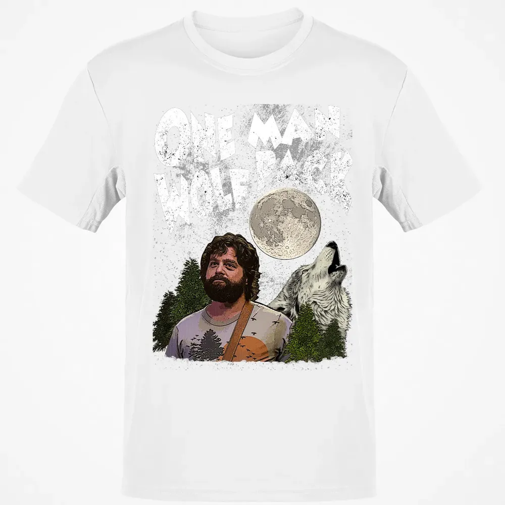 One Man Wolf Pack Classic Unisex T-Shirt - 13