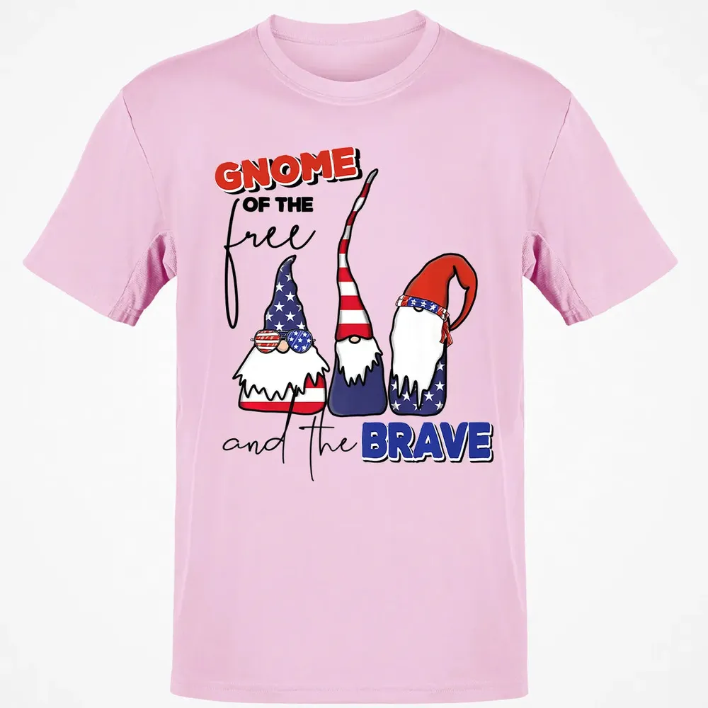 Gnome Of The Brave   Cute 4th of July s Premium Classic Unisex T-Shirt - 6
