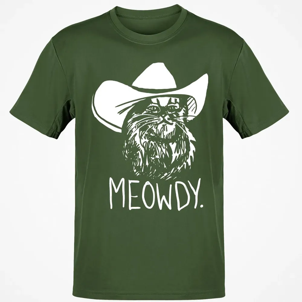 Meowdy Texas Cat Meme Classic Unisex T-Shirt - 7