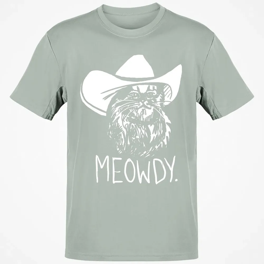 Meowdy Texas Cat Meme Classic Unisex T-Shirt - 3