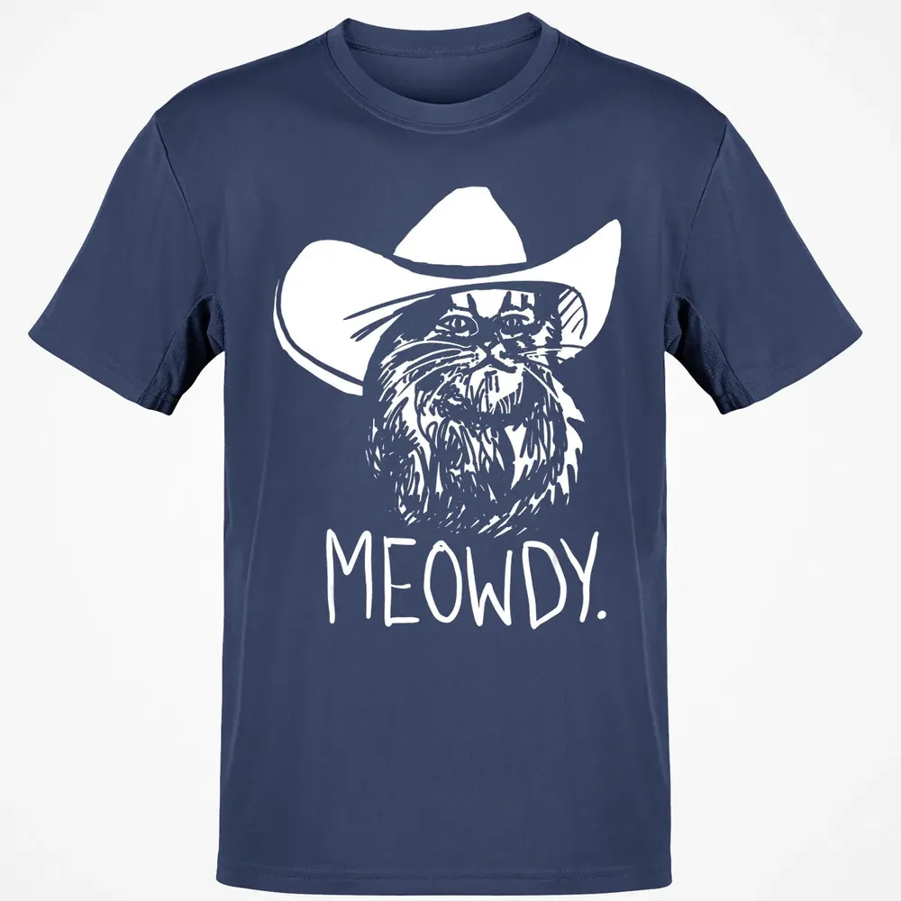 Meowdy Texas Cat Meme Classic Unisex T-Shirt - 8