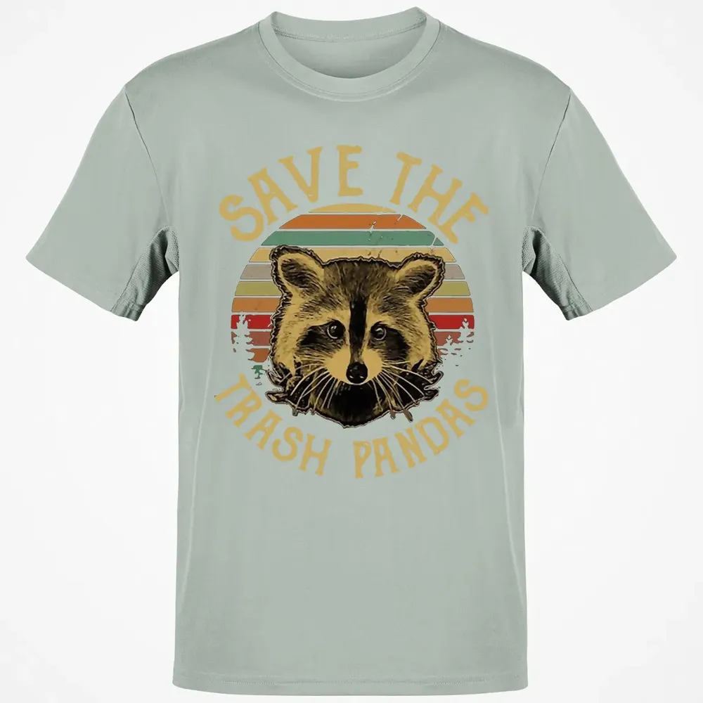 Save The Trash Pandas Classic Unisex T-Shirt - 3