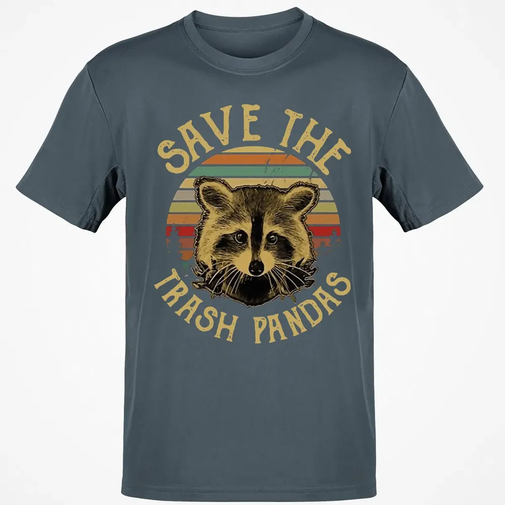 Save The Trash Pandas Classic Unisex T-Shirt - 4