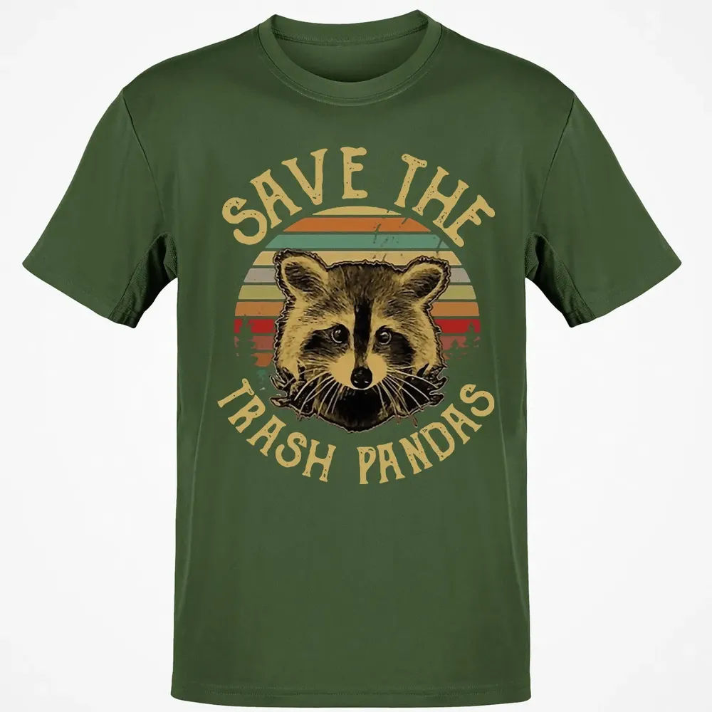 Save The Trash Pandas Classic Unisex T-Shirt - 7