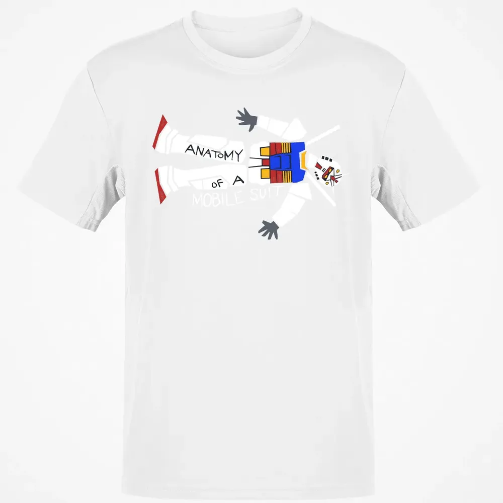 Mobile Suit Anatomy Classic Unisex T-Shirt - 13