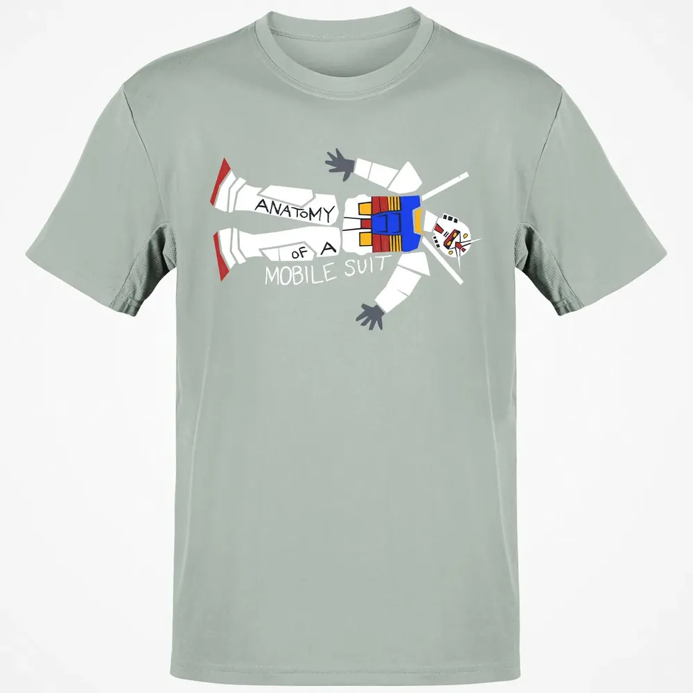 Mobile Suit Anatomy Classic Unisex T-Shirt - 3