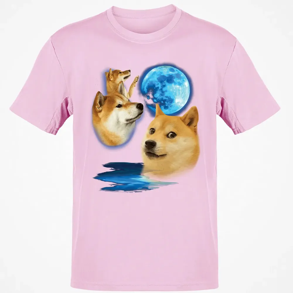 Three Doge Moon Classic Unisex T-Shirt - 6