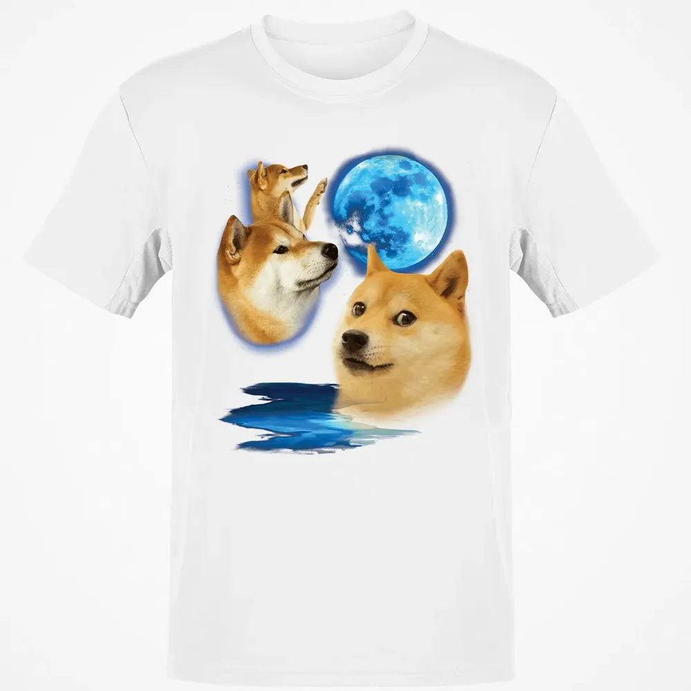 Three Doge Moon Classic Unisex T-Shirt - 13