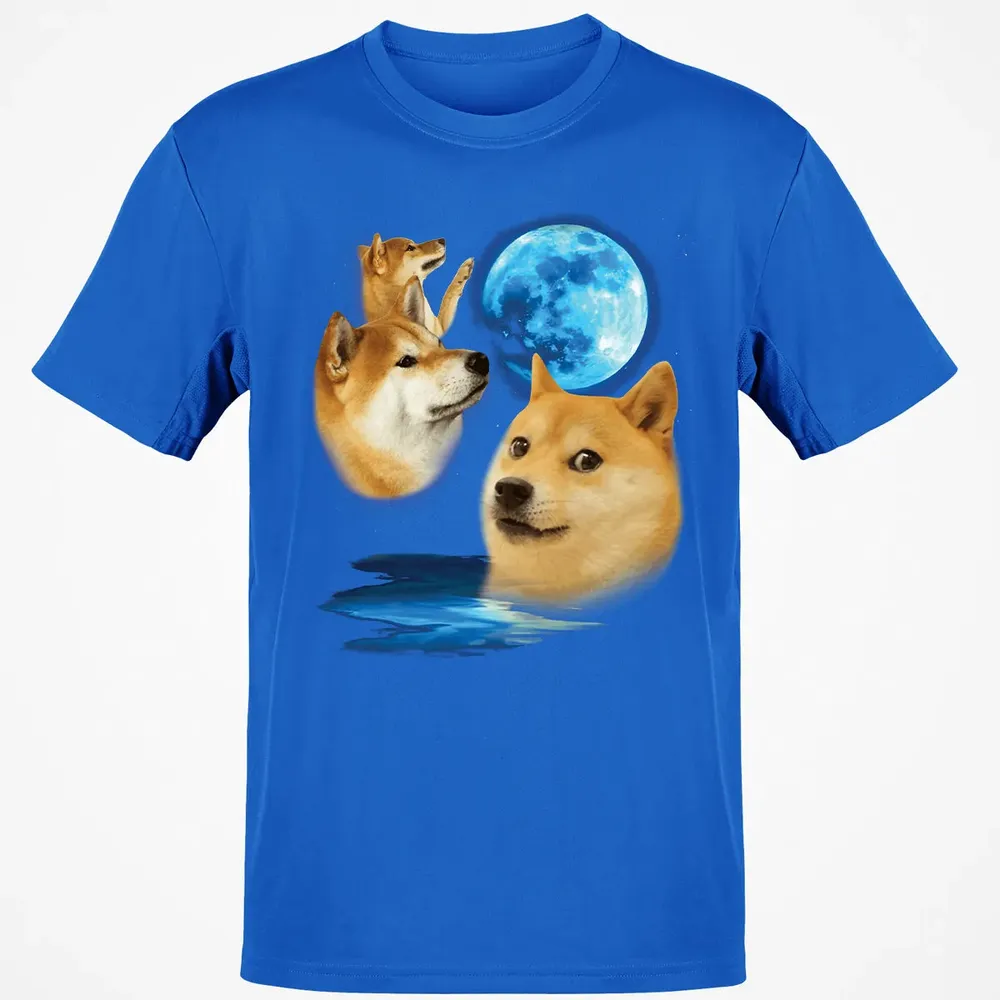 Three Doge Moon Classic Unisex T-Shirt - 12