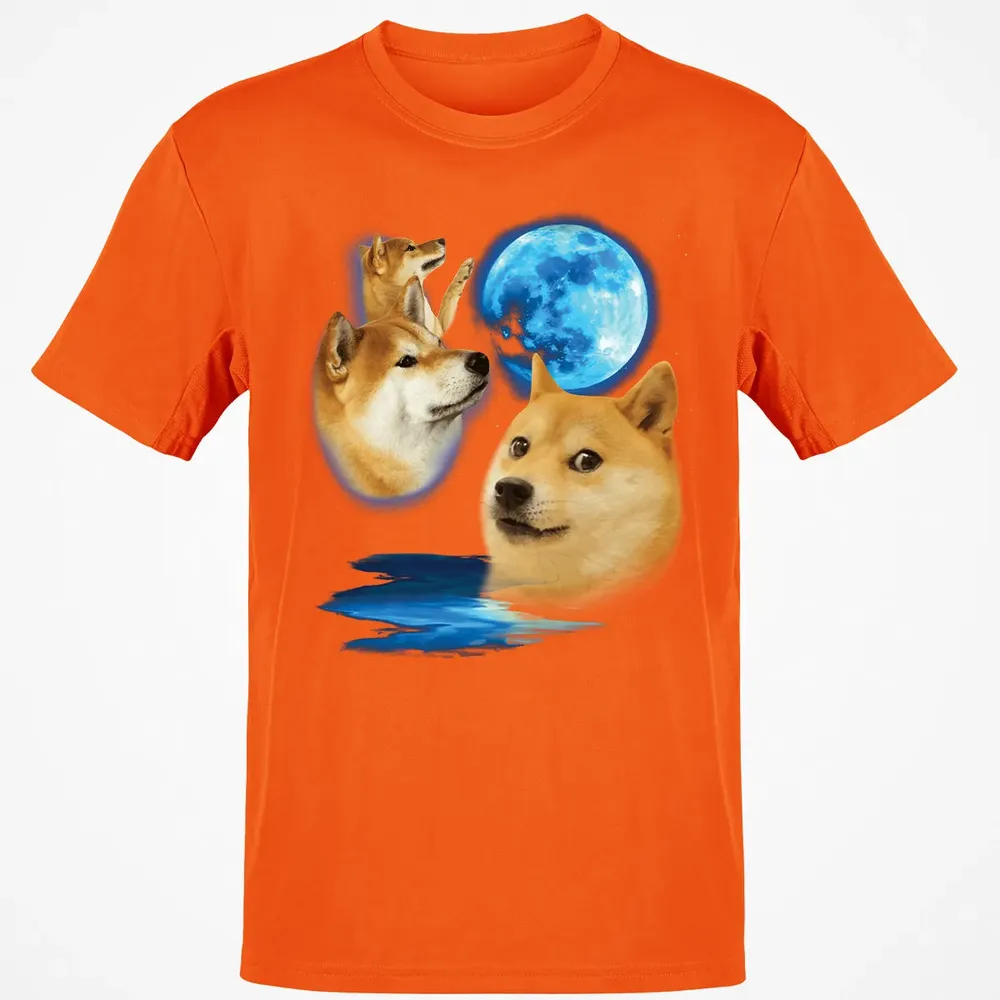 Three Doge Moon Classic Unisex T-Shirt - 9