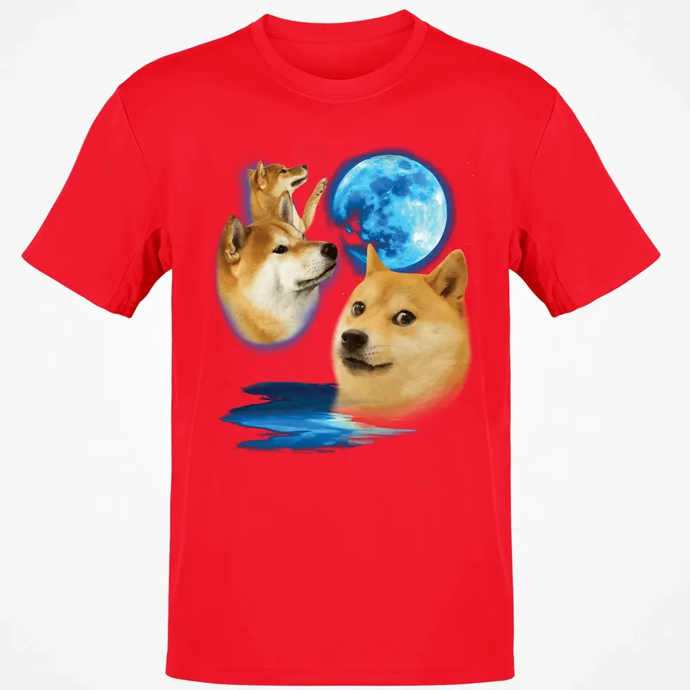 Three Doge Moon Classic Unisex T-Shirt - 11
