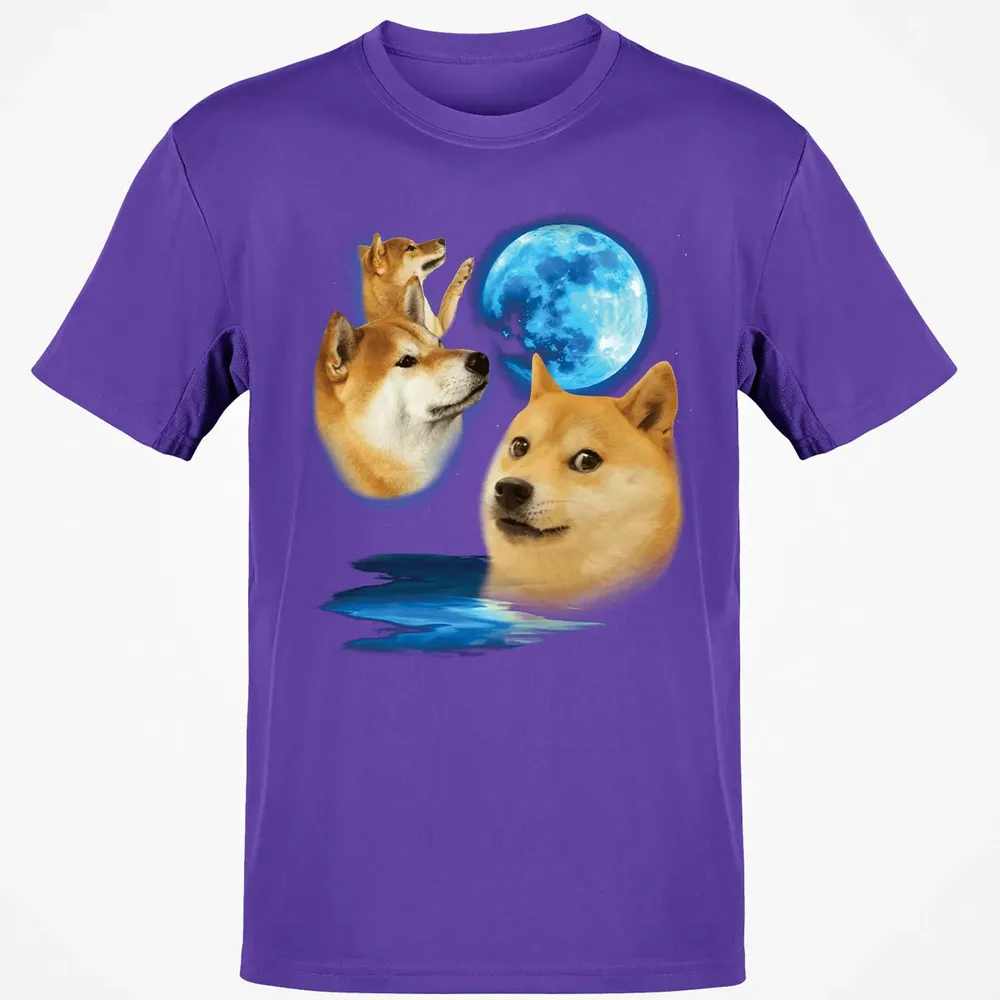 Three Doge Moon Classic Unisex T-Shirt - 10