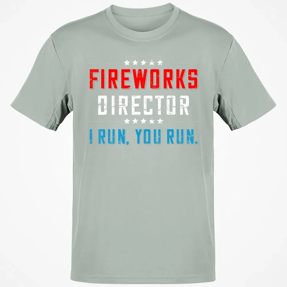 4th Of July Fireworks Director I Run You Run Classic Unisex T-Shirt - 3
