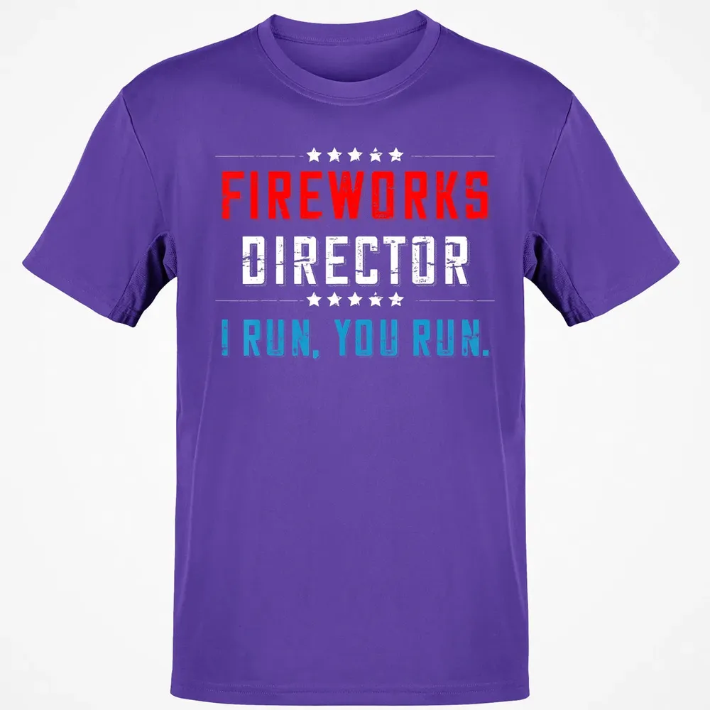 4th Of July Fireworks Director I Run You Run Classic Unisex T-Shirt - 10