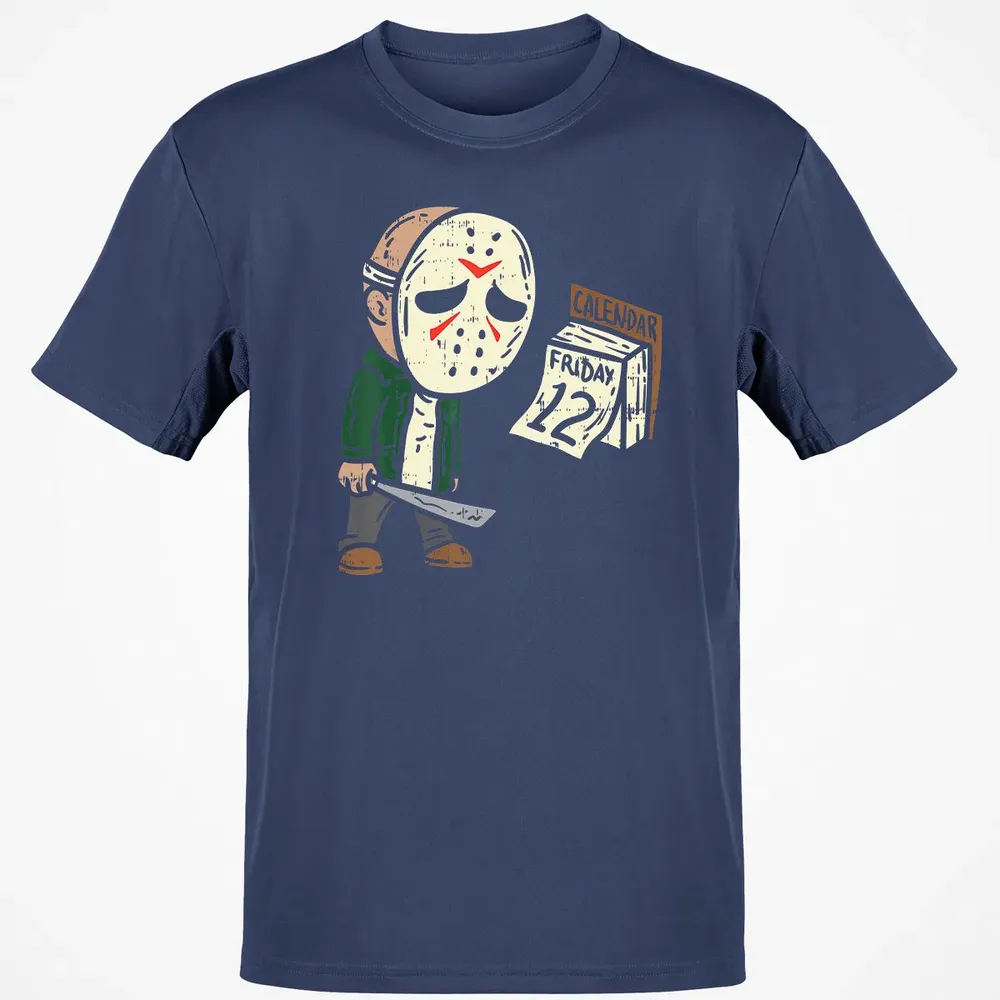 Friday 12th Funny Halloween Horror Movie Humor Classic Unisex T-Shirt - 8