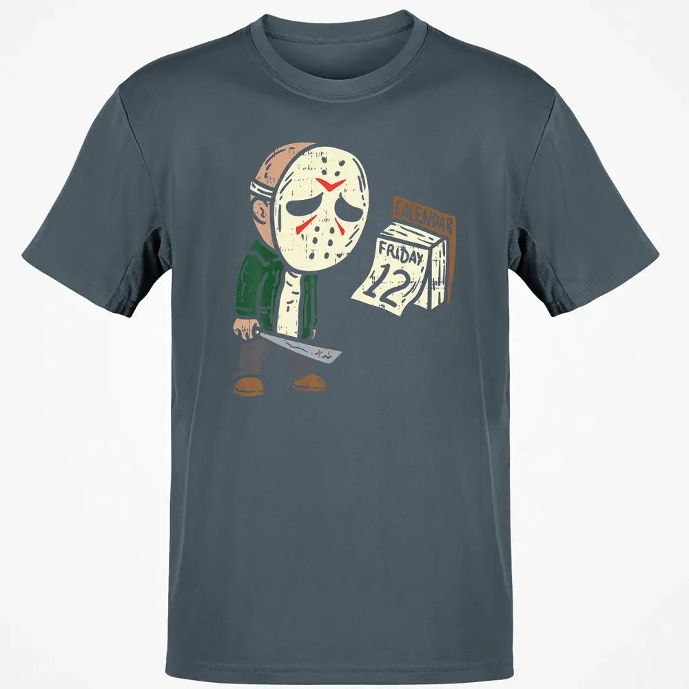 Friday 12th Funny Halloween Horror Movie Humor Classic Unisex T-Shirt - 4
